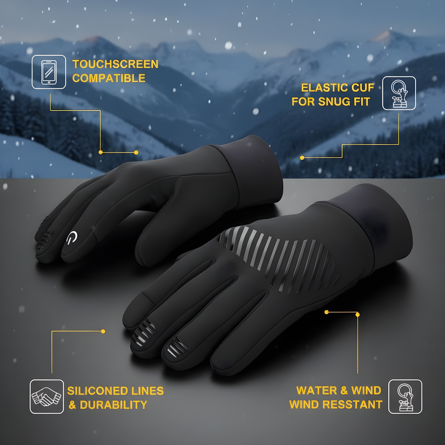 Thermal Touchscreen Winter Gloves™